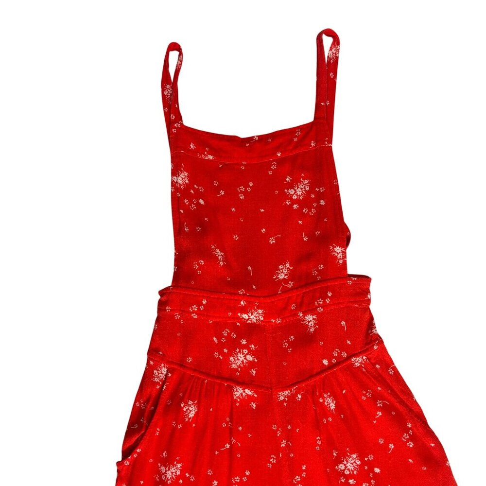 Free People Sweet in the Streets Boho Floral wide leg Jumpsuit, XS overalls - Picture 10 of 10